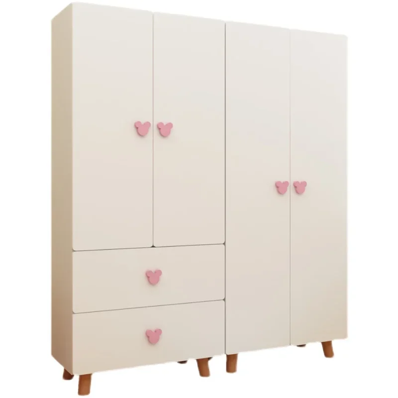 Blue Wardrobes Closet Bedroom Shelves Dressers Mobile Storage Organizer Clothes Hangers Kindergarderobe Room Furniture CY50CW