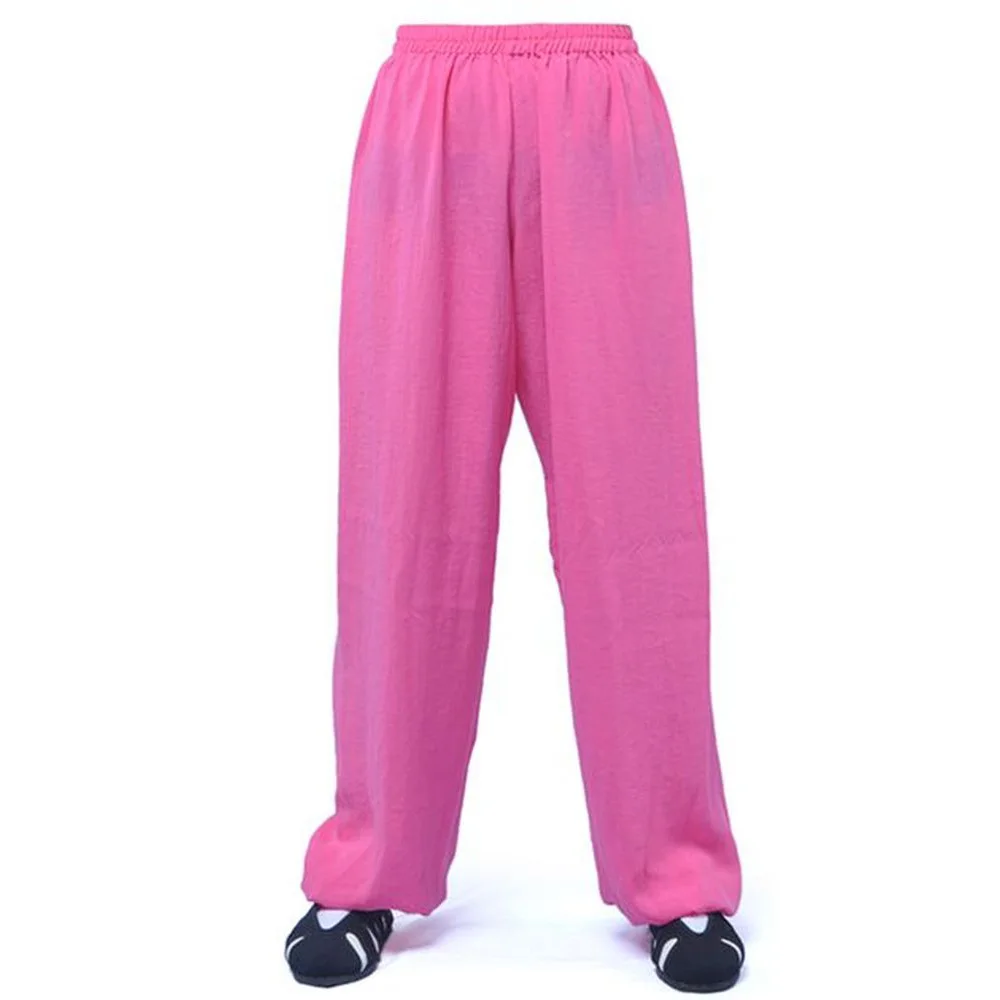 17color High Quality Unisex Kung Fu Pants Tai Chi Trousers Wudang Martial arts Bloomers