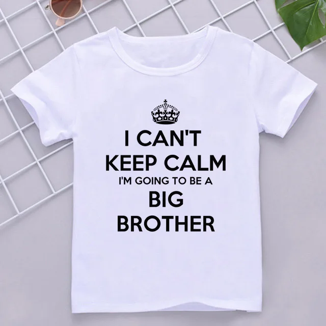 “I’m Going To Be A Big Brother” Baby Vest Or T-Shirt – White 100% Cotton, Pregnancy Announcement Gift
