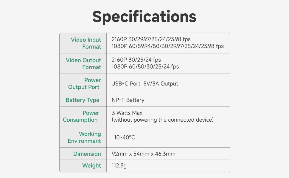 Accsoon SeeMo 4K 2160P 1080P Video Output Video Monitor for iphone ipad IOS for