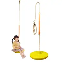 Swingset Outdoor For Kids Disc Swing Set Backyard Saucer Swing Small Disc Swingset Saucer Tree Swing For Playground Kids Indoor 1