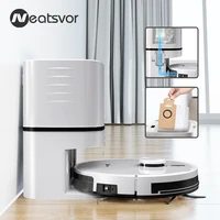 2021 NEATSVOR S600 odkurzacz Robot laserowy 6000PA woreczek pyłowy automatyczny System zbiorczy pyłu inteligentnego domu 4