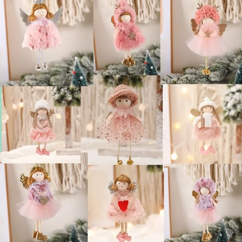 Widget Ángel Con Alas Colgantes Adorno Árbol De Navidad Colgante Signo