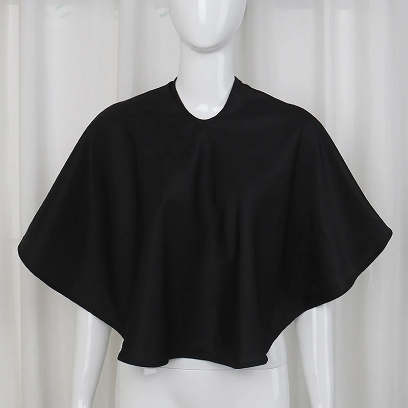 방수 숏헤어 커팅 케이프 전문 살롱 이발사 미용 가운 헤어 염색 스타일링 도구 액세서리