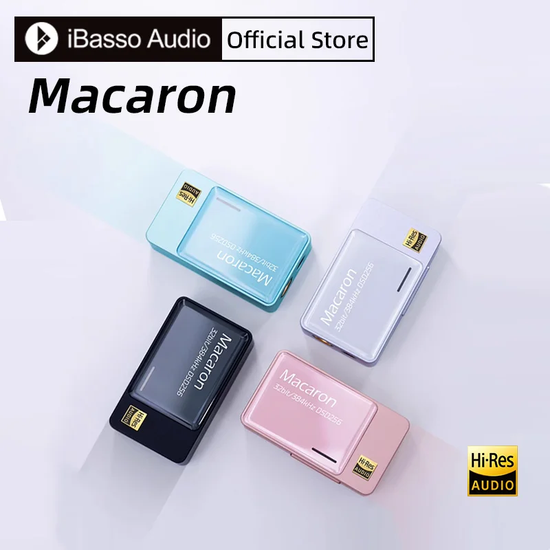 iBasso Macaron HIFI Portable USB DAC Headphone Amplifer CS43131 Decoder 4.4mm/3.5mm PCM 32bit/384khz Native DSD 256x headphone amplifier,audio decoder