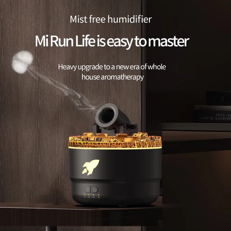 Tехника Xiaomi Cannon Fog Smoke Ring Volcano Aromatherapy Machine Home Office Humidifier Large Capacity Aromatherapy Machine 4