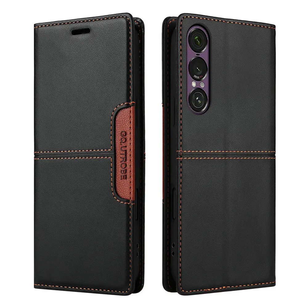 Luxury Leather Magnetic Book Phone Wallet Cover Case