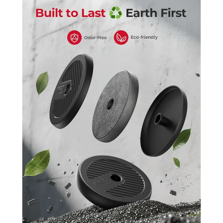 Adjustable Dumbbells, 30lbs Free Weight Set with Connector, 5 in1 Dumbbells Set Used as Barbell, Kettlebells, Push up Stand, Wei