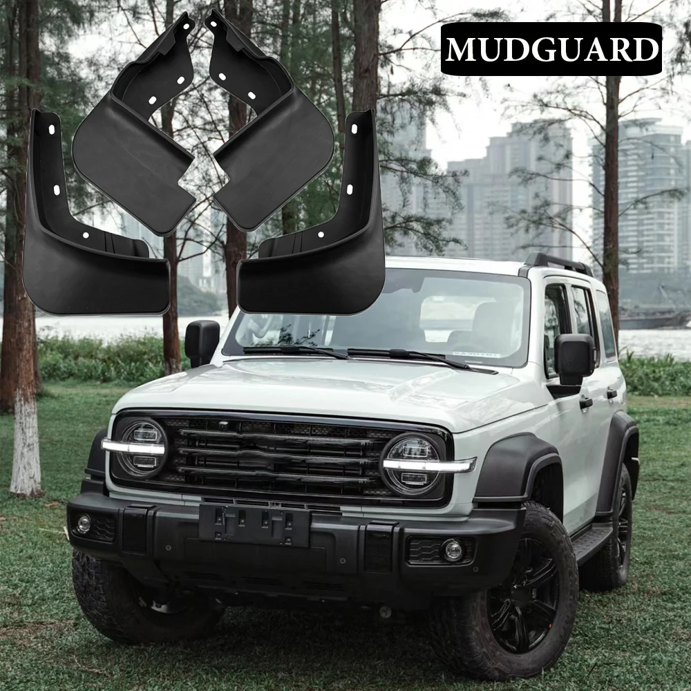 

4PCS Car Mud Flaps Splash Guard Mudguard Mudflap Fender For GWM Great Wall Tank 300 2021-2023 Automobile Accessory