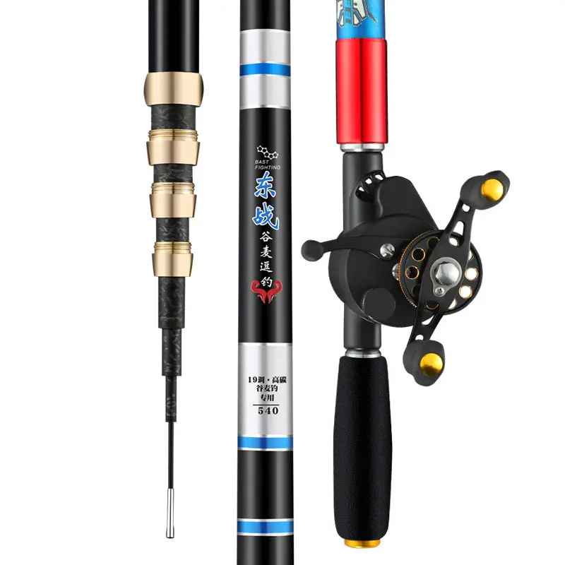 Mehrere Positionierung Hohl Angelrute 7H 19 Melodie Super Hard Power Hand Rod High Carbon Kurzen Abschnitt Fisch Pole canne eine Peche