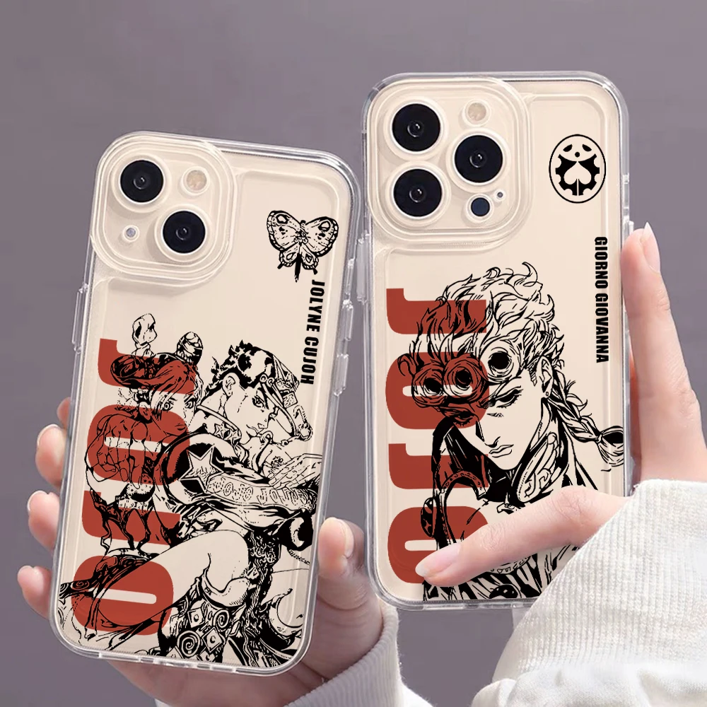 JoJo Bizarre Adventure Soft TPU Transparent Phone Case