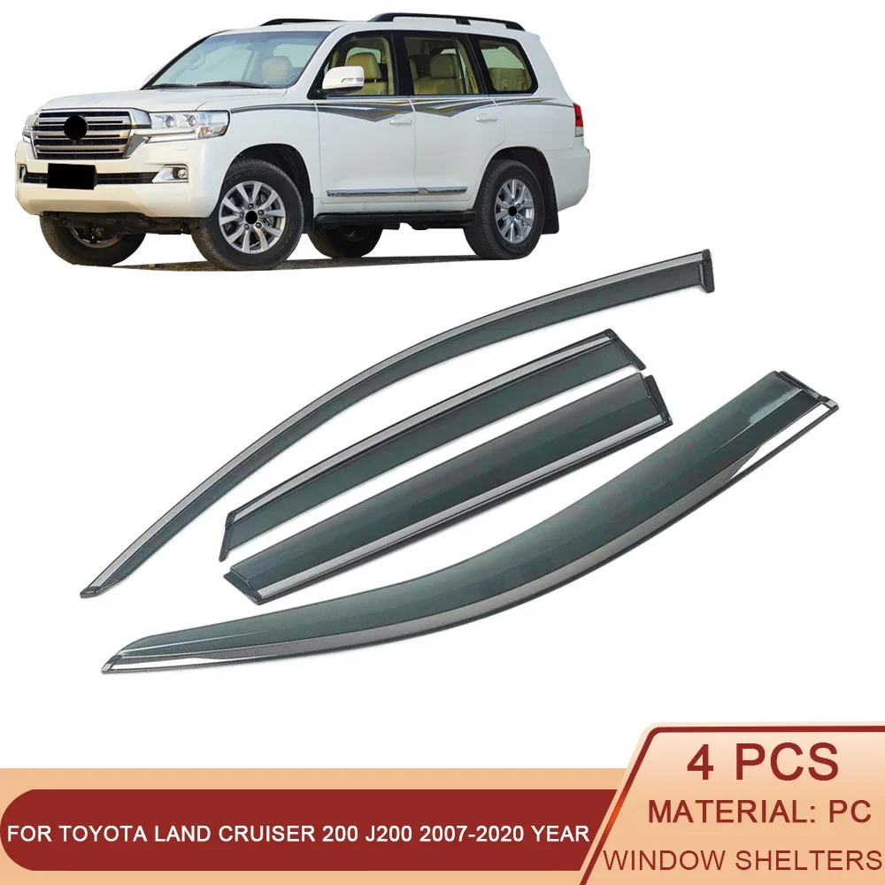 

Для TOYOTA LAND CRUISER 200, J200, 2007-2019, автомобильное окно, солнце, дождь, шторка, защитный чехол, отделка, наклейка на рамку