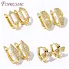 18K Gold Brass with Zircon Earring Hooks Shvenzy Earwires Fasteners Earrings Fixtures Accessories For Earrings Making Supplies