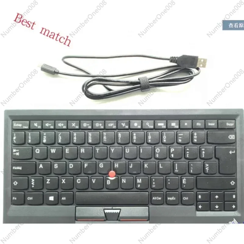 ThinkPad용 Lenovo용 USB 유선 무선 외부 블루투스 키보드 배선 KU-1255 KT-1255