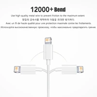 USB-кабель PD 35 Вт для iPhone 14 13 12 11 Pro Max 7 8 14 Plus XS XR, кабель USB C для быстрой зарядки, зарядное устройство, провод с датой, аксессуары — изображение 5