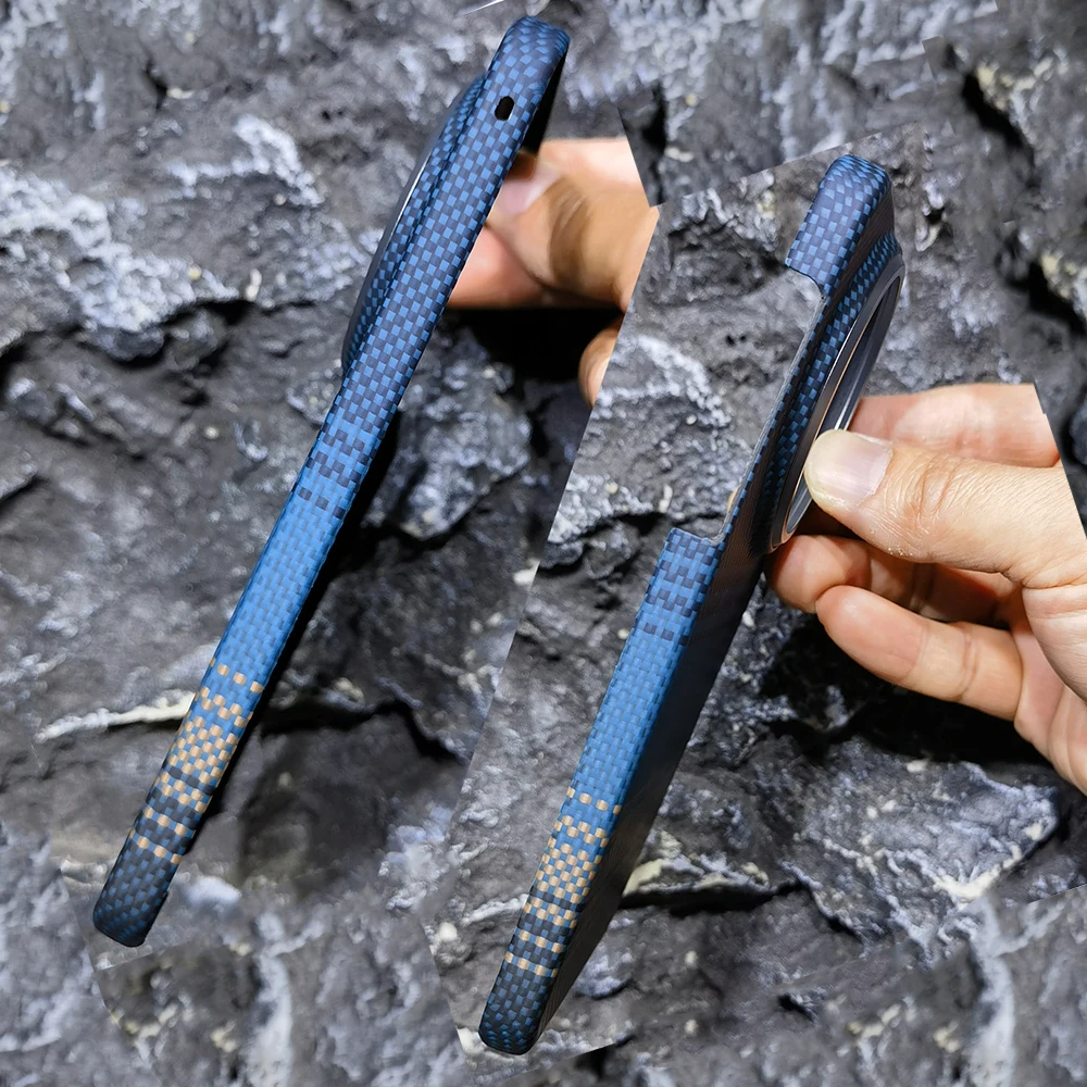 MagSafe Magnetic Carbon Fiber Aramid Case