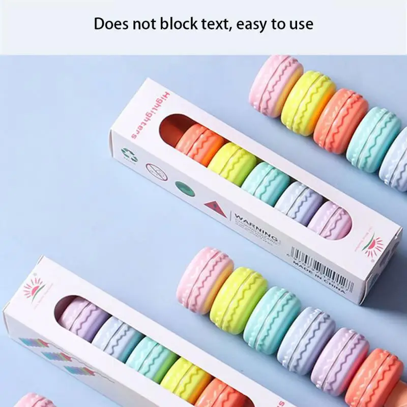 하이 퀄리티 하이라이터 펜, 내구성 및 환경 친화적인 마카롱 컬러, 편안한 그립 그래피티 펜, 강한 커버리지