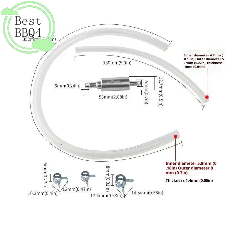 (BBQ4)1PC 자동차 클러치 브레이크 블리더 호스 유압 클러치 단방향 밸브 튜브 블리딩 도구 교체 어댑터 자동차 액세서리