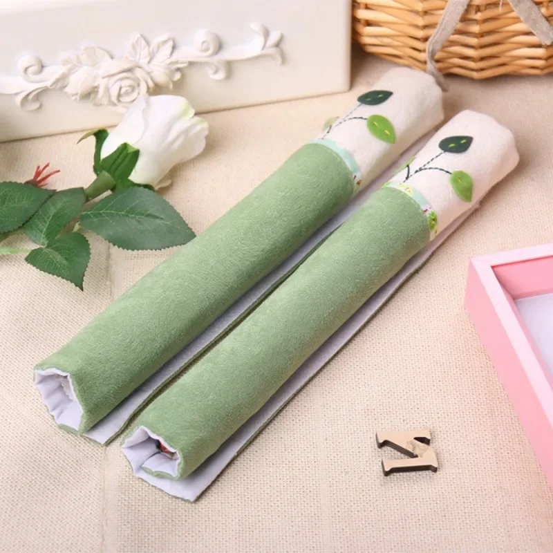 면 문짝 손잡이 커버, 냉장고 문 손잡이 커버, 실용적인 이중 문짝 냉장고 장갑, 보호대 가정용 주방 도구, 1 쌍 