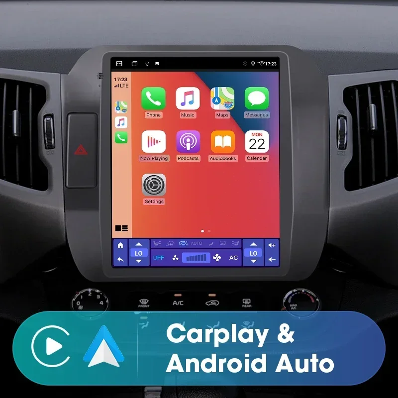 JMCQ-Autoradio pour Kia Sportage, lecteur de limitation, navigation GPS, RDS, Carplay stéréo, unité principale Navi, Android, 2Din, 9.7 