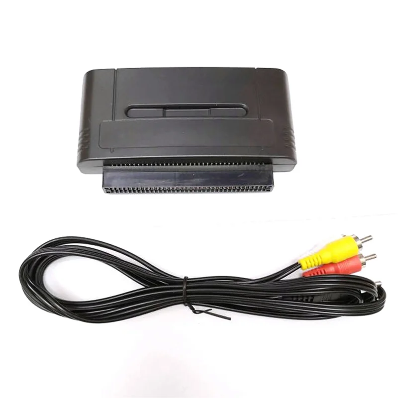 

72-контактный картридж с 8 бит на 16 бит, преобразователь картриджей для NES 72PIN на адаптер консоли SNES SFC