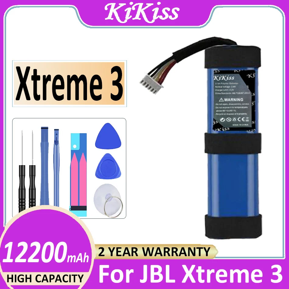 

Battery 12200mAh For JBL Xtreme 2 3 Xtreme3 Xtreme2 SUN-INTE-103 2INR19/66-2 ID1019 Bluetooth Speaker Bateria