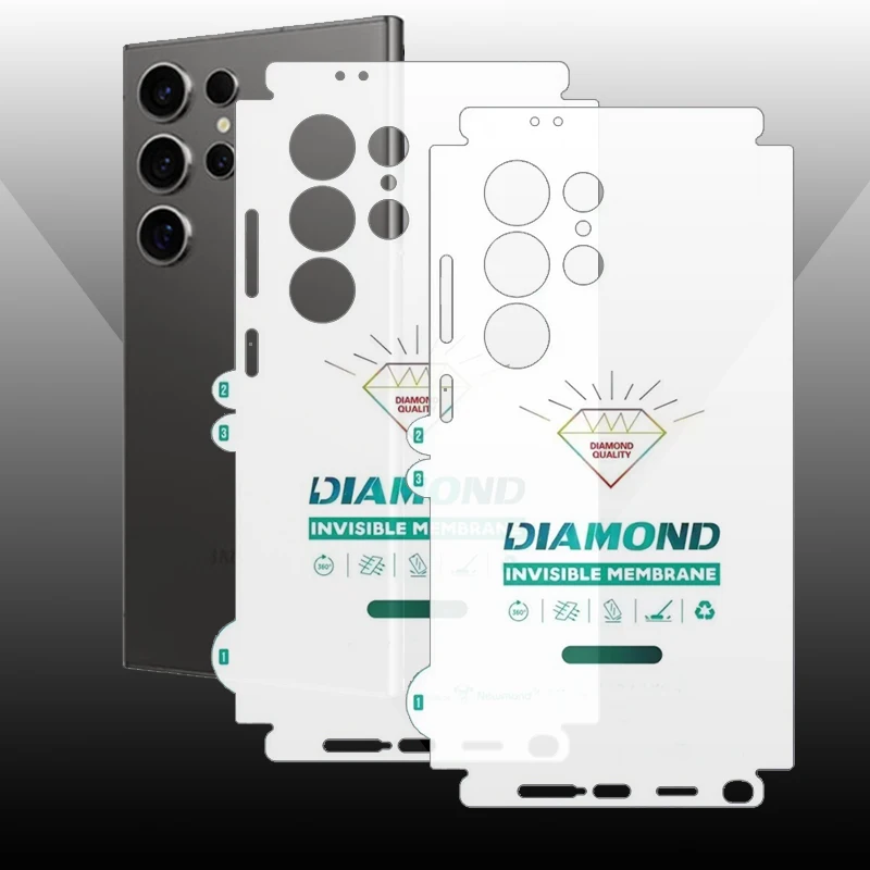 Dual Pack HD Matte Hydrogel Screen & Body Protector Film