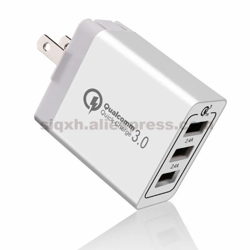 

20Pcs 3U 30W Super Fast Charging Quick Charge Mobile Wall Portable Charger QC 3.0 Adapter for Xiaomi iPhone EU US UK AU Plug