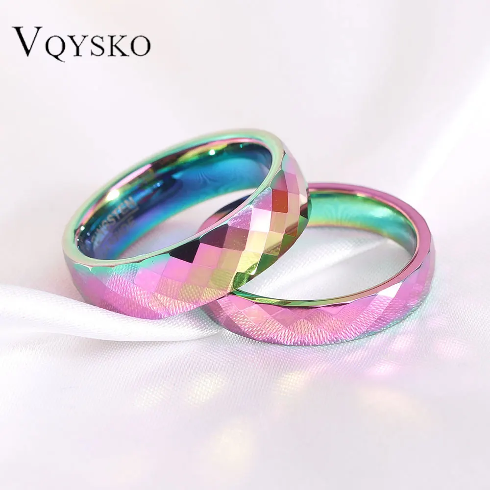 Anillo clásico de acero inoxidable de 4/6MM, anillo de acero