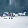 New Fms 1500mm Cessna182 Rc Airplane Scale Model Fixed Wing Hydroplane 50e Electric Toy Aircraft Starter Training Machine 1