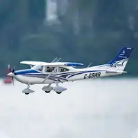 New Fms 1500mm Cessna182 Rc Airplane Scale Model Fixed Wing Hydroplane 50e Electric Toy Aircraft Starter Training Machine 1