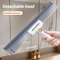 ไม้กวาดวิเศษ 30&50 ซม. ที่ปาดน้ำซิลิโคน พร้อมแปรงถูพื้น สำหรับทำความสะอาดบ้าน ห้องนั่งเล่น ห้องน้ำ ห้องสุขา 5