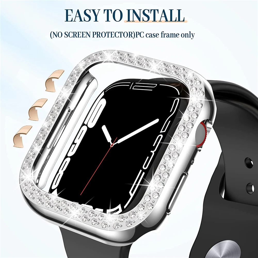 Чехол Bling для Apple Watch Series 7 41 