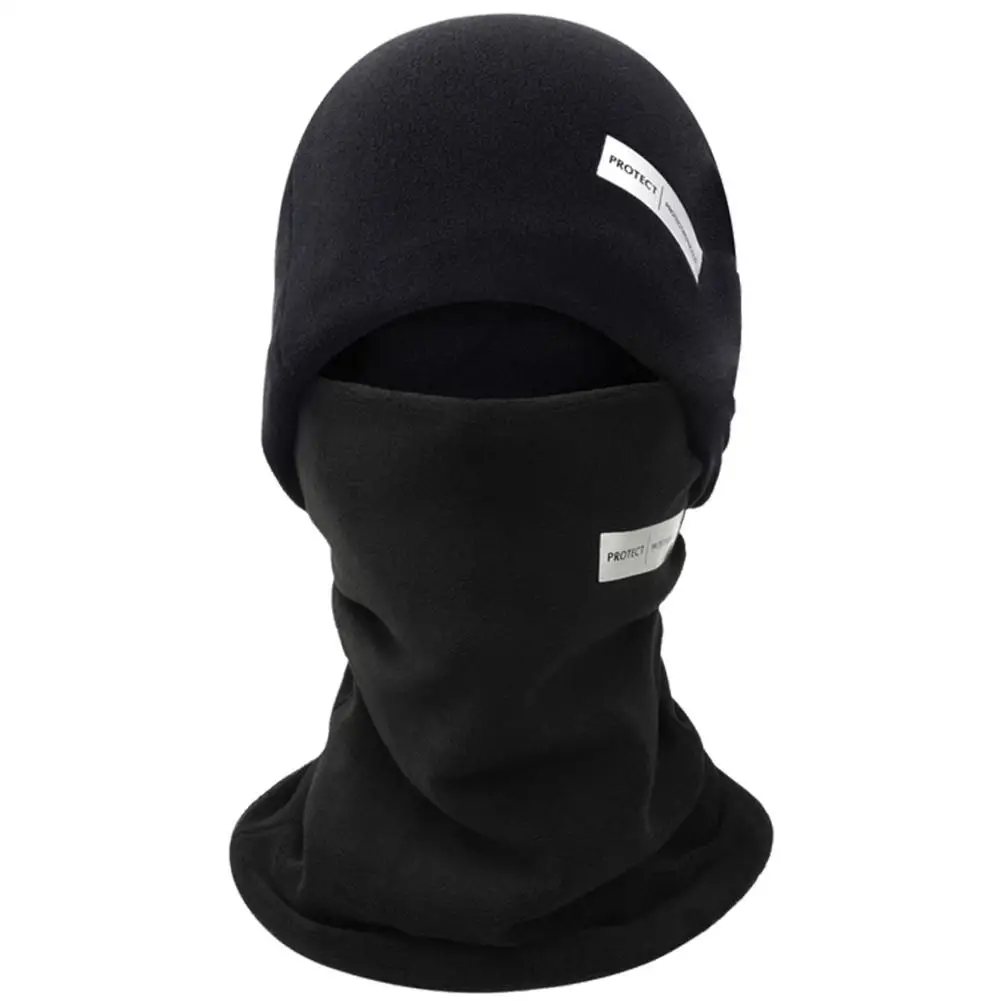 Winter Warm Polar-fleece Balaclava Unisex Full Face Mask Neck Warmer Cycling Skiing Motorcycling Winter Sports Cap Face Cover 2