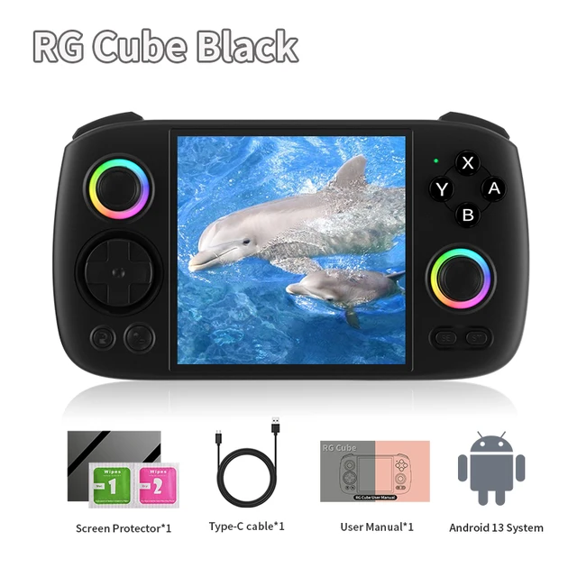 ANBERNIC RG Cube Handheld Game Console 3.95'' IPS Multi-touch