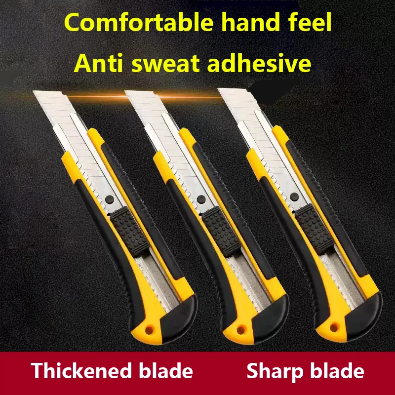 5PC/10PC 스테인레스 스틸 다기능 텔레스코픽 나이프(박스 버클 포함) 야외 생존용 휴대용 칼날 - 로프 및 종이 절단 가능