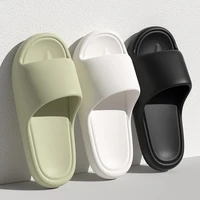Lucyever 2024 Soft Sole Eva Slippers for Women Lightweight Non Slip Home Slippers Woman Summer Thick Platform Beach Flip Flops 1