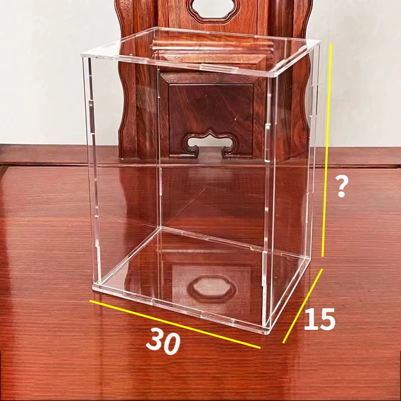 Acrylic Display Case for Collectibles - Clear Protection Showcase for Action Figures and Toys