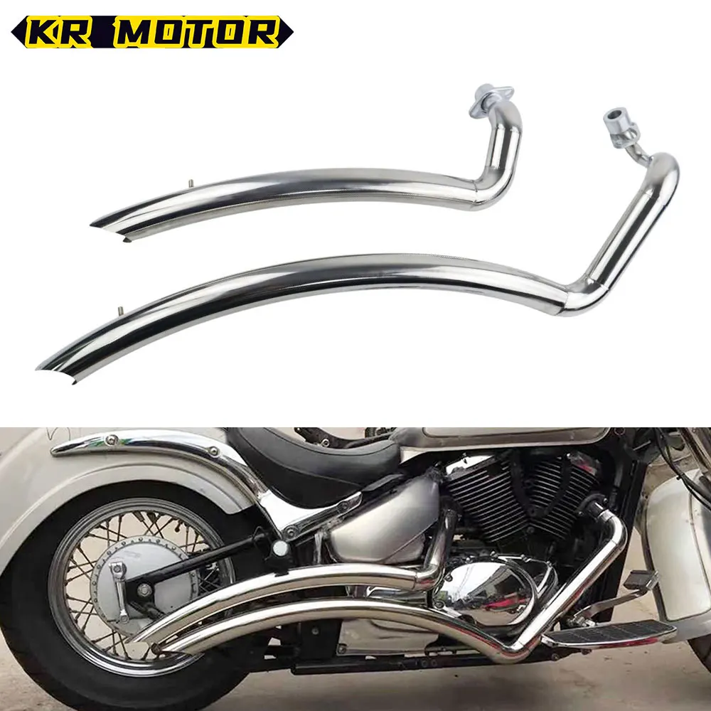 ForYamahaVstarXVS650XVS400DS650MotorcycleExhaustPipeDragstar