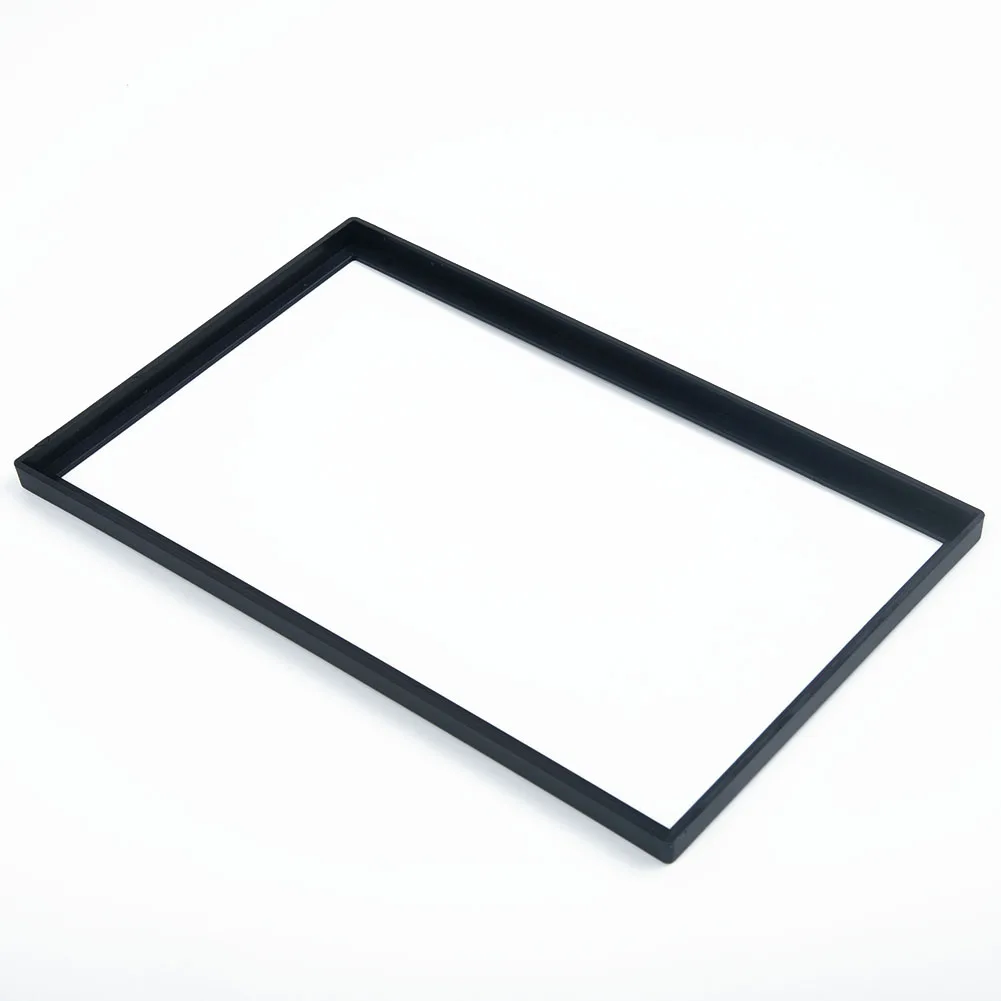 

1x Plastic 2 Din Stereo Audio Dash Bezel Panel Mounting Frame Fit For Car Radio DVD Player Replace Part