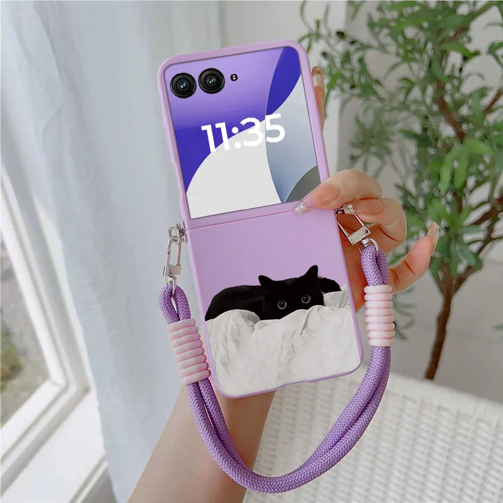 Luxury Candy Soft Protective Cover with Funny Cat Design
