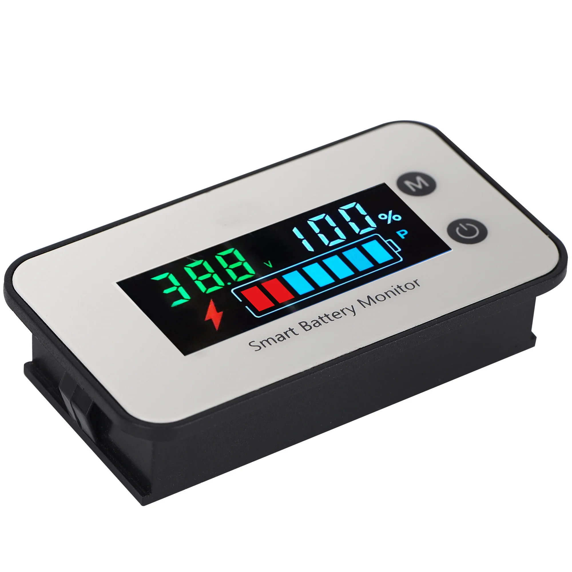Waterproof Battery Monitor 7 100V 12v 24v Digital Battery Capacity Voltage Monitor Remaining Capacity Percentage Tester