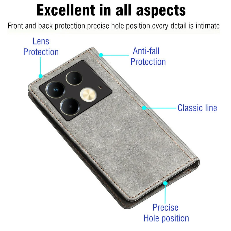 Premium Flip Case Cover for Smartphones - Elegant Phone Protection Housing