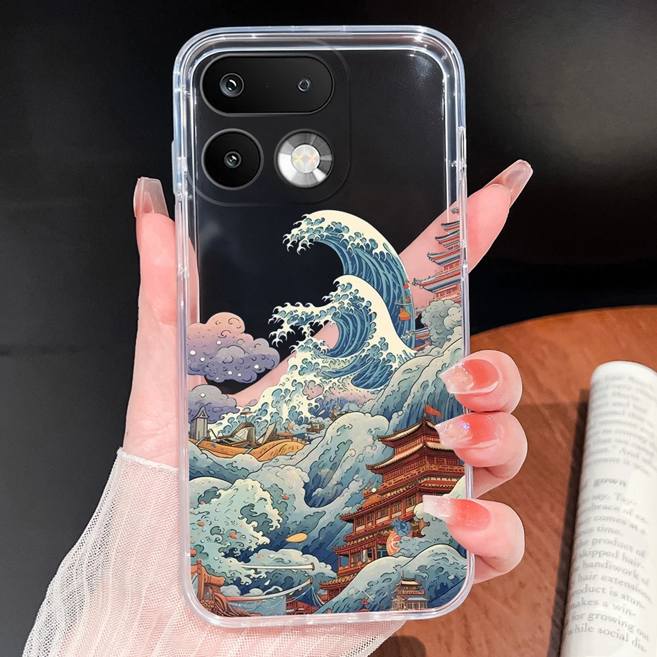 Stylish Soft Slim TPU Clear Silicone Phone Case - Lightweight Protective Cover