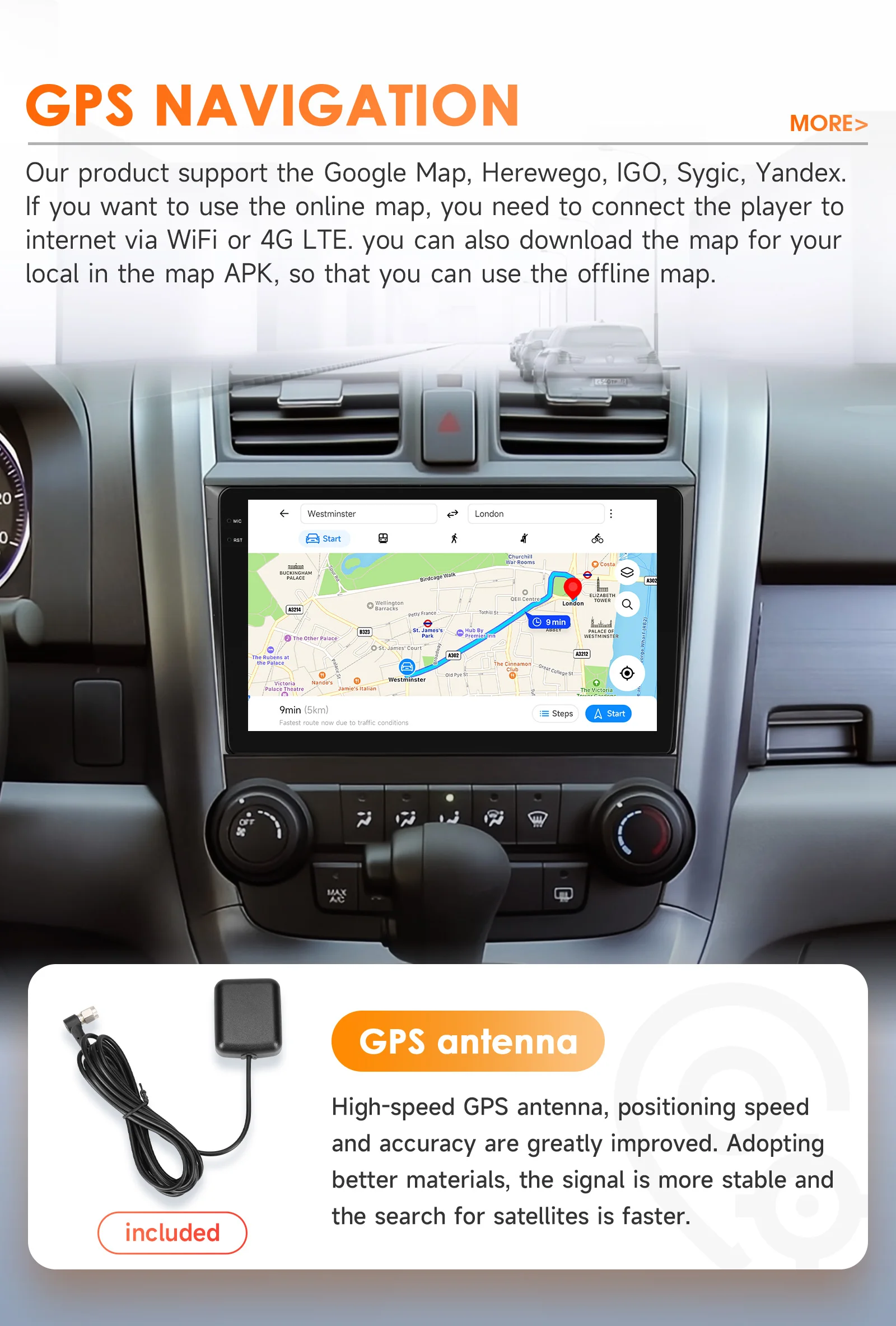 2Din 360-Grad-Kamera Android 13 Autoradio für Honda CRV CR-V 2007 - 2011 Auto-Multimedia-Player Intelligenter Bildschirm Autoradio 4G Carplay – Detail 31