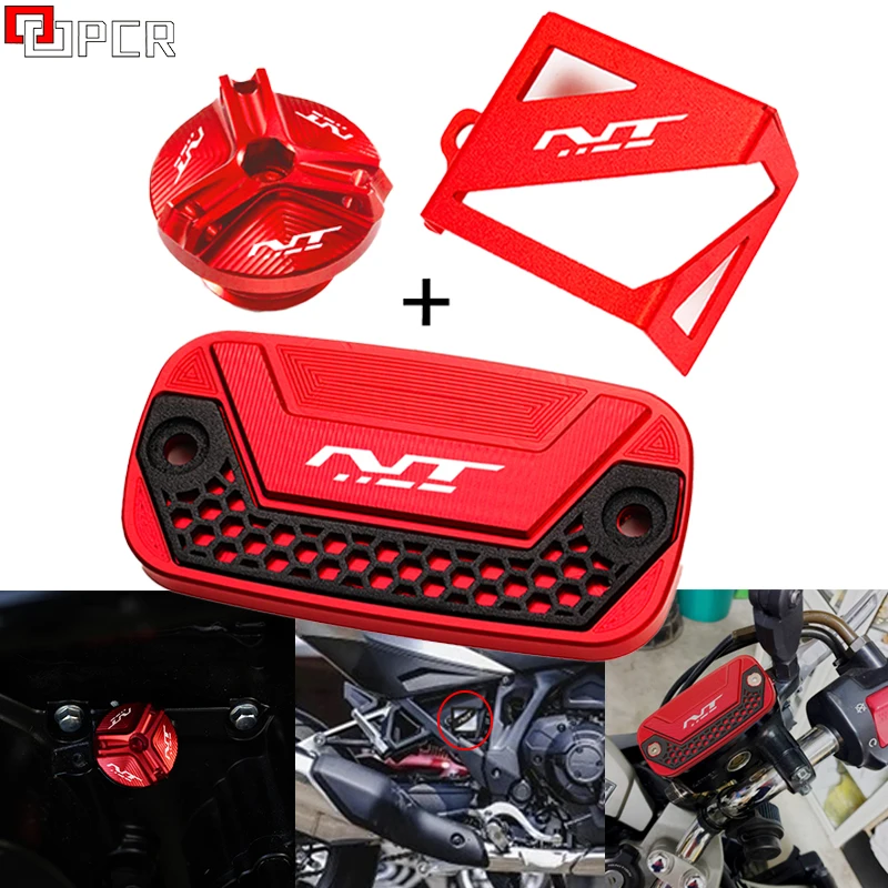 

NT1100 для HONDA NT 1100 nt1100 2023 аксессуары для мотоциклов передняя зеркальная крышка Защитная крышка наполнителя масла