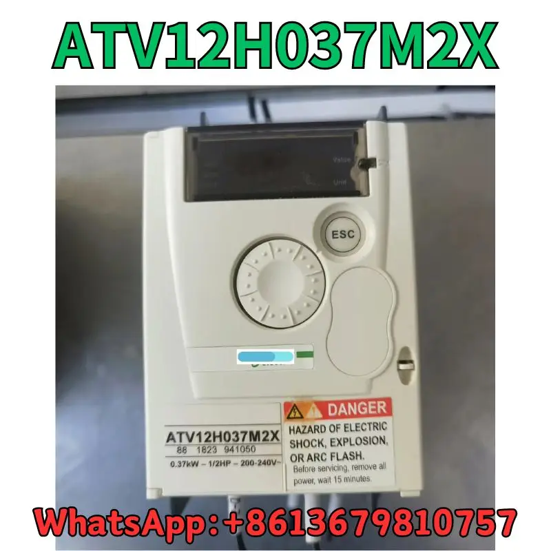 

Used Frequency converter ATV12H037M2X test OK Fast Shipping