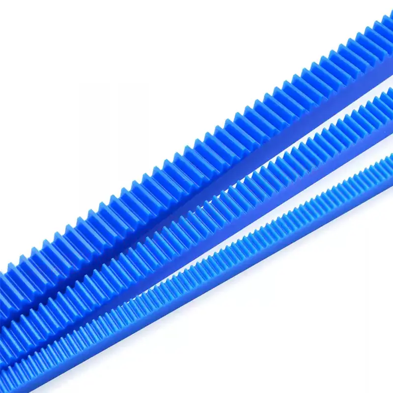 1pcs Blue Plastic Gear Rack 0.5/0.8/1/1.5/2/2.5/3/4 Module Straight Teeth Drive Rack Length 300/500mm 10x10-40x40 Spur Gear Rack image 2