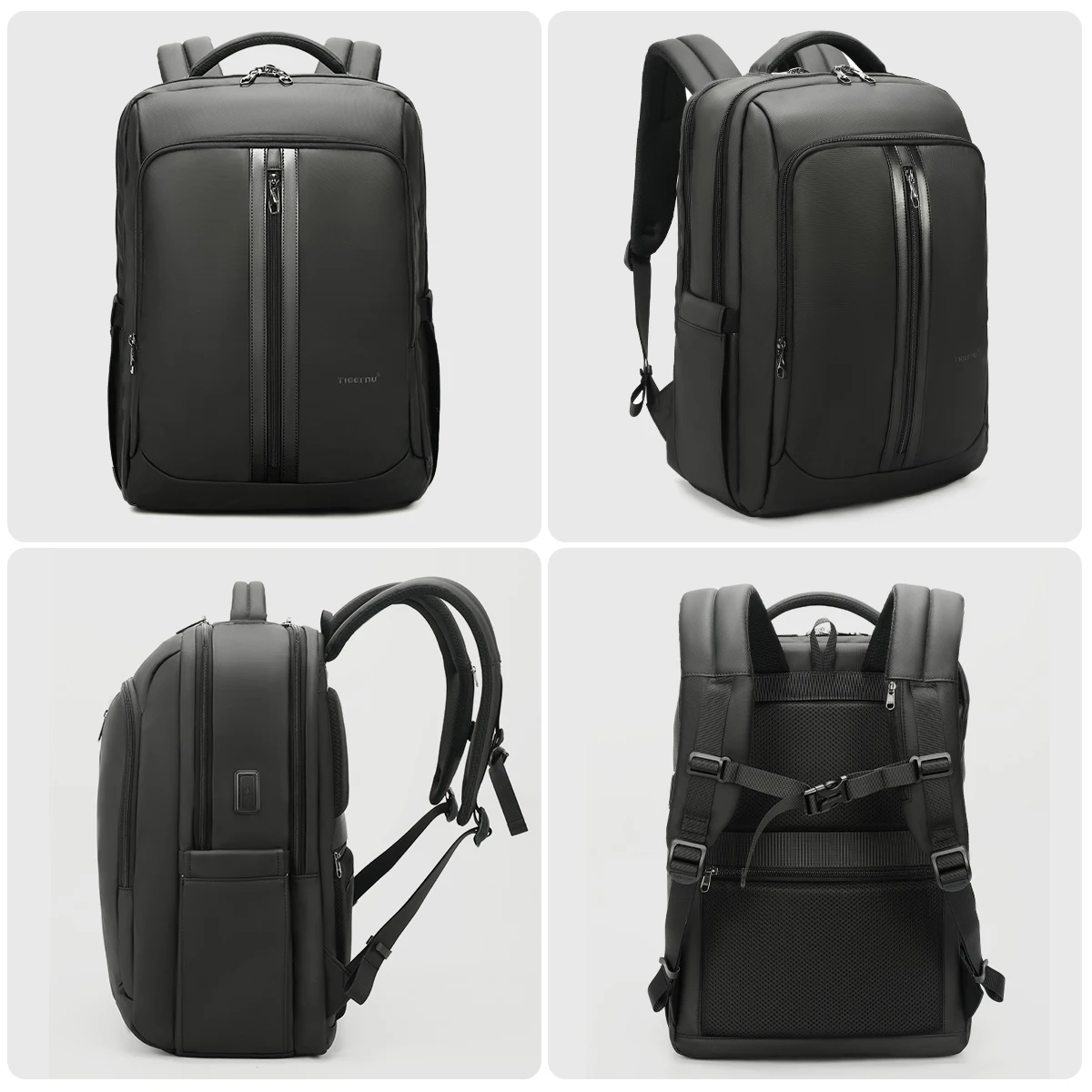 Tigernu New 15.6 17 inch Large capacity Laptop Backpack With shockproof  For Work Business Fashion Trend 2024 Backpack Best Gift 4