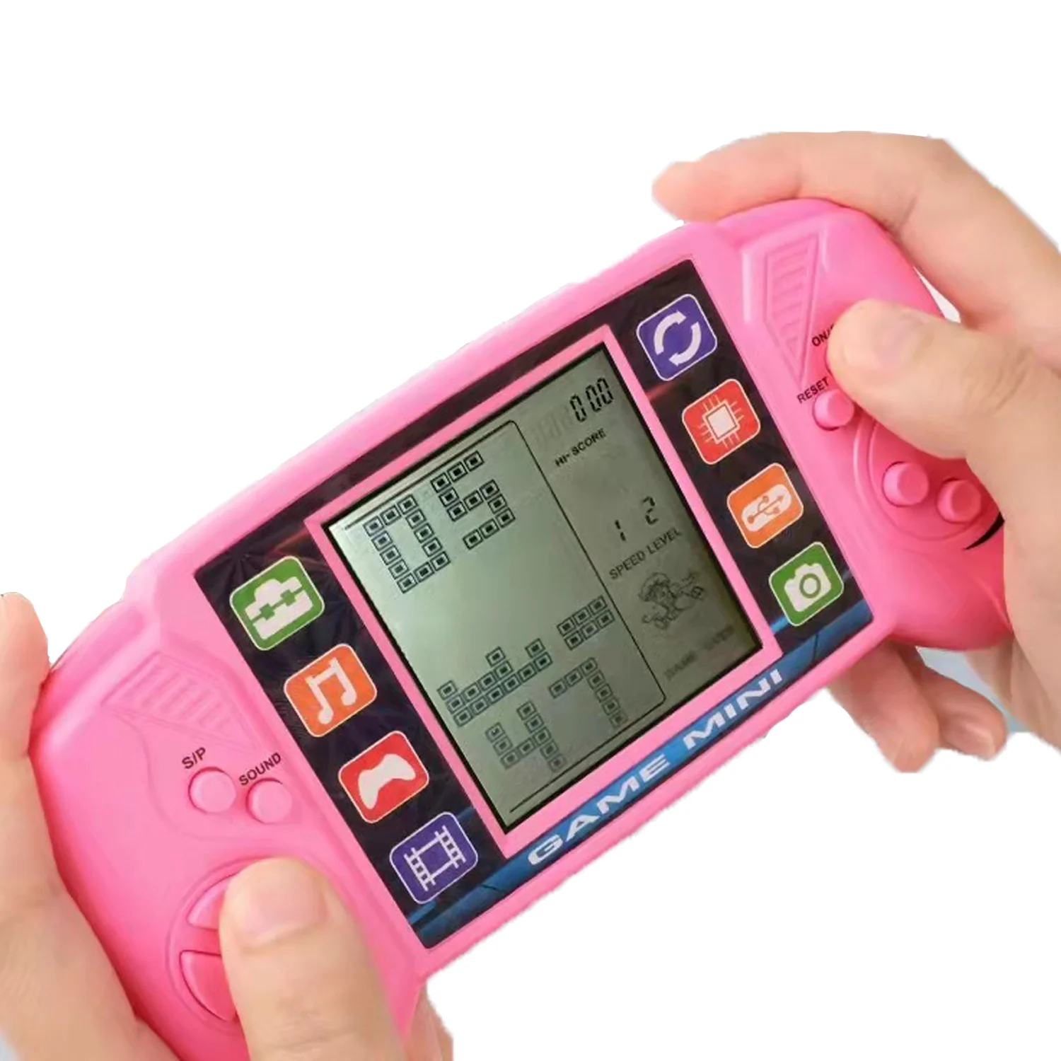 Mini Portable Retro Handheld Console Children Classic Pocket Nostalgic Play BRICK Game Machine Educational Toys Puzzle Game